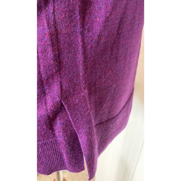 Banana Republic extra fine Merino wool sweater purple XS - Picture 4 of 7